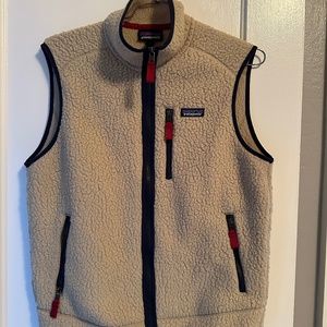 Men’s Patagonia Retro Pile Fleece Vest El Cap Khaki- medium
